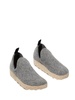 unisex city slip-on shoe in concrete tweed