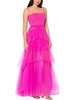 womens corset long evening dress