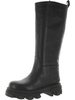 goal womens leather pull on knee-high boots