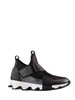 women's kinetic sneaker in black,white