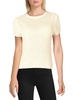 womens crochet crew neck pullover sweater