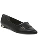 samanthaa womens faux leather dressy flat shoes