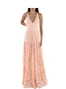 olinda womens lace metallic maxi dress