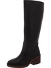 vuliann womens leather riding knee-high boots