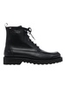 nokor 6239793 men's black moc toe leather boots