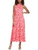 womens floral print long maxi dress