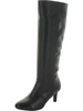 caelynn womens leather tall knee-high boots