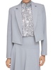 petites   womens professional office wear open-front blazer