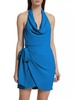 martine mini dress in electric blue