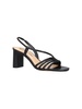 zariah womens leather slip on dress sandals