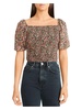 zandia womens floral cropped tube top