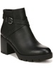 madalynn bkl womens faux leather buckle booties