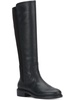 quenbew womens leather tall knee-high boots
