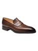 score 6203093 men's brown leather loafers