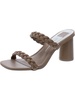 nairi woven womens braided square toe heels