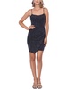 womens metallic mini cocktail and party dress