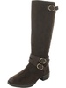 prairie womens faux suede tall knee-high boots