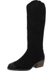 lovely womens faux suede tall knee-high boots