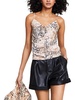 womens printed cami