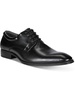 andrew mens faux leather memory foam derby shoes