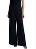 chiffon pants in black