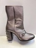 spilla heeled boots in steel