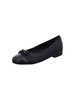 women's scout ballet pump w/chain sandals in black