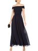 womens portrait long formal dress