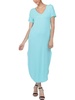 womens side slit long t-shirt dress