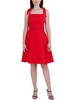 laguna womens solid polyester mini dress