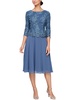 womens embroidered cocktail midi dress