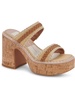 whim womens leather slip on platform sandals