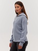 thurynn oversize zippered funnel sweater
