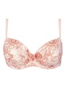 douce extravagance padded balcony bra in rose