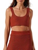kendelle womens knit sleeveless cropped