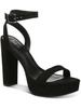 ivy womens microfiber ankle strap heels