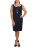 plus womens floral print polyester two piece dress