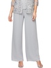 womens sheer high rise wide leg pants
