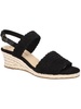 mariella womens faux suede wedge sandals