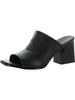 nolla womens leather square toe heels