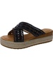 exa-italy womens leather open toe platform sandals