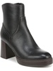 orlean womens padded insole block heel booties