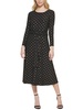 plus womens metallic belted midi dress