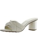 oaklie womens leather slip on heels