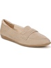 emilia womens faux suede slip-on loafers