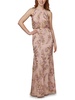 womens embroidered maxi halter dress