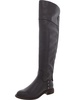 halenna  womens faux leather wide calf over-the-knee boots