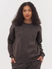 avyanna deboss logo crew neck sweatshirt
