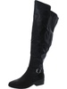 charlaa womens faux leather tall over-the-knee boots