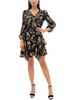 womens v-neck short mini dress
